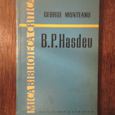 B.P.HASDEU -GEORGE MUNTEANU , DEDICATIE