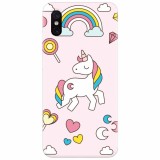 Husa silicon pentru Xiaomi Mi 8 Pro, Cute Unicorn