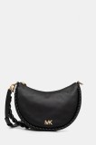 MICHAEL Michael Kors geantă de piele KYLA culoarea negru, 32T5G8QU1L