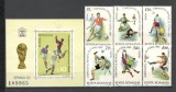 Romania.1981 C.M. de fotbal ARGENTINA YR.720, Nestampilat