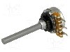Potentiometru axial, plastic, 220k&Omega;, 0.25W, OMEG -