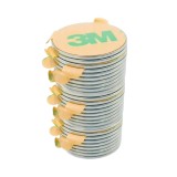 Cumpara ieftin Set 100 magneti neodim, autoadezivi, rotunzi, universali, diverse activitati, 20x1 mm
