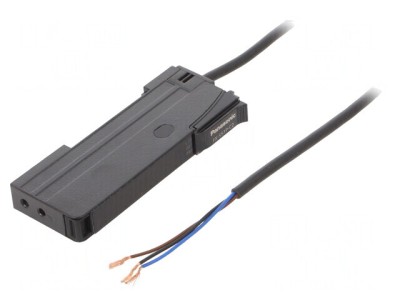 Amplificator fibră optică PNP IP40 cu cablu 2m foto