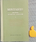 Despre spiritul legilor, vol. 1 Montesquieu