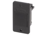 Capac de protecție negru 29mm SLIM din plastic