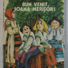 BUN VENIT , IOANA MERISOR ! de CORNELIA MOSORA , ILUSTRATII de DANA SCHOBEL ROMAN , 1980