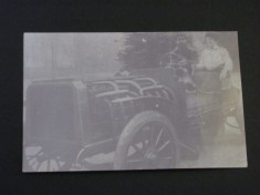 Automobil de Epocă cu Piloți - Carte Poștală Franța ,Necirculată