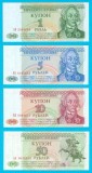 Transnistria Set 4x (p#16+17+18+19) 1+5+10+50 Ruble 1993-94 UNC &#039;Generalul Suvorov&#039;
