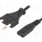 Cablu alimentare AC, 3m, 2 fire, culoare negru, CEE 7/16 (C) mufa, IEC C7 mama, ESPE -
