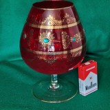 Cumpara ieftin PAHAR MARE DECORATIV CREAT LA MURANO-VENETIA