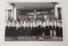fotografie - grup de pionieri SUCEAVA 1984 foto