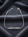 Cumpara ieftin Bratara din Argint 925 Crystal Bar cu Zale Tip sarpe si Cristale Zirconiu