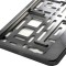 Suport numar inmatriculare din plastic, calitate Premium, culoare GRAFIT AVX-AM01170GR