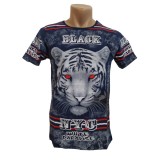 Tricou barbatesc imprimeu tigru - XL