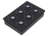 EAO Tastatura LED Plastic IP67 Frontal Montare Panou Cod 09-0075.3142