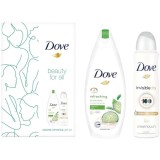 Set cadou Dove Refresh: Gel de dus 250 ml + Deodorant 150 ml