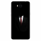 Husa silicon pentru Huawei Y6 2017, Mystery Man In Suit
