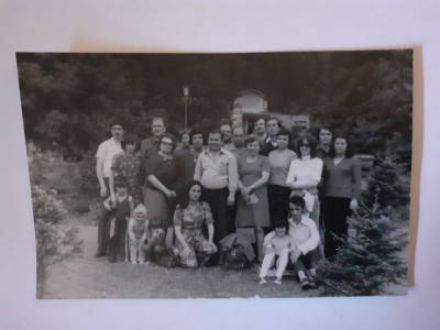 Fotografie dimensiune CP de grup la Borsec județul Harghita &amp;icirc;n 1980 foto
