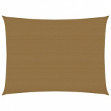 VidaXL P&acirc;nză parasolar, gri taupe, 3,5x5 m, HDPE, 160 g/m&sup2;