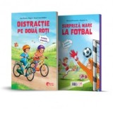 Distractie pe doua roti / Surpriza mare la fortbal (2 povesti intr-o singura carte) - Ann-Katrin Heger, Iulian Curuia, Iulian Curuia