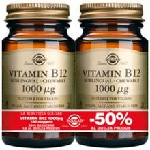 Vitamina B-12 1000mg Solgar 100tbl 1+1-50% Cod: 29865 foto