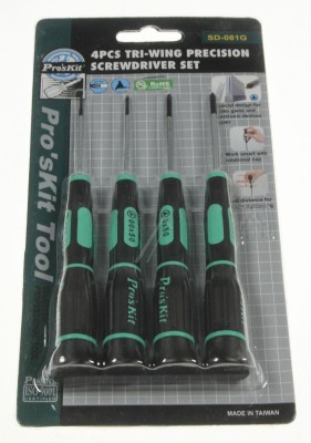 SET SURUBELNITE TRIWING 4-BUC TR000/00/0/1 SD-081G PROSKIT foto
