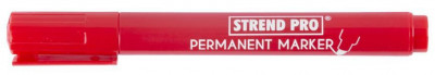 Marker Strend Pro Permanent, pachet. 12 bucăți, roșu foto