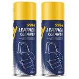 Cumpara ieftin Pachet 2 x Spray Curatare Piele Mannol 450ml, Curata, Protejeaza, Reface Elasticitatea