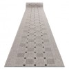 Traversa sisal Floorlux model 20079 argintiu si negru, 80 cm, Dreptunghi