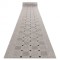 Traversa sisal Floorlux model 20079 argintiu si negru, 80 cm