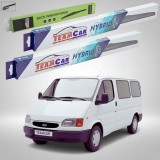 Cumpara ieftin Ștergătoare Ford Transit Tourneo Gen IV VE83 1994-2000 | Set Față și Spate Hibrid &ndash; TeamCar&reg;