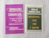 Cuvantari Mihail Gorbaciov 1987, brosuri (2 buc.)