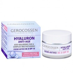 Crema antirid de zi SPF 10 Hyaluron Anti-Age, 50ml, Gerocossen