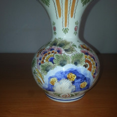 Vaza ceramica marcata Delft Holland inaltime 16 cm