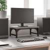 Suport pentru monitor, gri sonoma, 37x23x14 cm, lemn compozit
