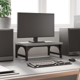 Suport pentru monitor, gri sonoma, 37x23x14 cm, lemn compozit