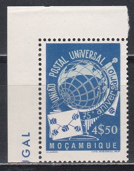 Mozambic 1949 - A 75-a aniversare a U.P.U., MNH
