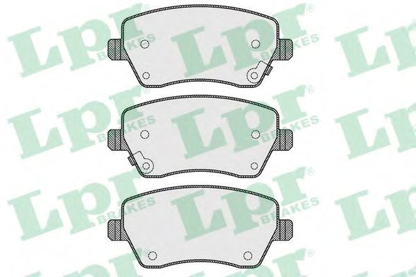 Set placute frana,frana disc NISSAN NOTE (E12) (2013 - 2016) LPR 05P1621