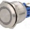 Intrerupator anti-vandalism, ON-ON, &Oslash;25mm, ONPOW - GQ25-11ZE/R/24V/S