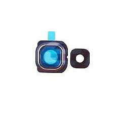 Geam camera cu Rama Samsung Galaxy S6 Edge / G925 BLUE