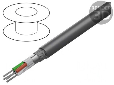 Cablu Xtra Guard Flex 4x26AWG PVC Gri 30,5m foto