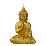 Cumpara ieftin Lumanare decorativa 3D in forma de Budha, auriu, 10x5x15 cm, Oem