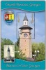 ROMANIA 2024 ORASELE ROMANIEI - GIURGIU colita dantelata LP.2452a MNH**, Nestampilat