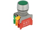 Buton LBF22-1-O/C-G fi 22.5mm verde