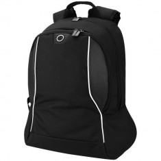 Rucsac Laptop tech, Everestus, SH, 15.6 inch, 600D poliester, negru, saculet de calatorie si eticheta bagaj incluse foto