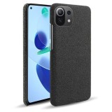 Husa Telefon Xiaomi Mi 11 Lite 4G / 5G Dura Textil Neagra
