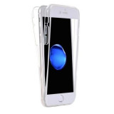 Husa de protectie Dual TPU Vers. 2 pentru Apple iPhone 6 Plus / 6S Plus, alb, Transparent