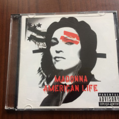 madonna american life 2003 cd disc muzica pop electro warner carcasa slim VG+