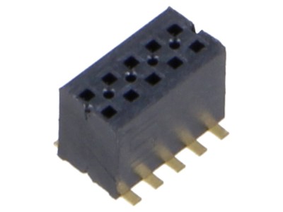 Conector PIN 10 aurit SMT SOCLU SAMTEC foto