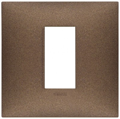 Rama Ornament rectangulara 1M Vimar Neve cupru mat 09661.24 foto